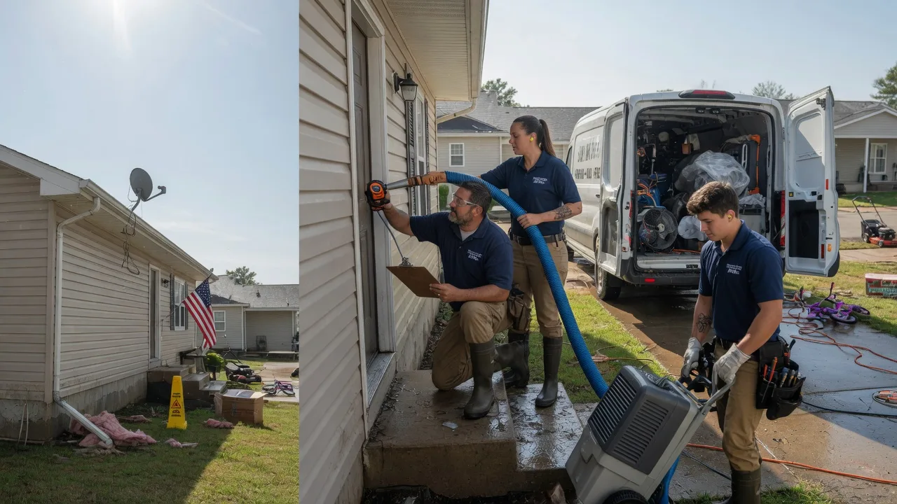 Ceiling Water Damage Restoration in Perkasie, PA near me